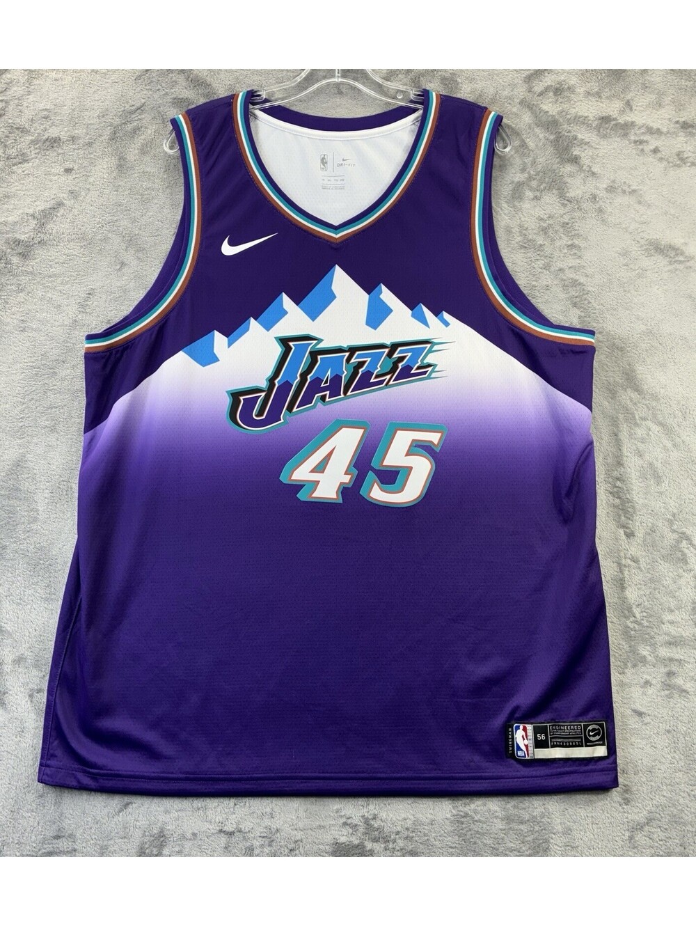 Nike Utah Jazz Donovan Mitchell Jersey #45 Men Size 2XL Swingman